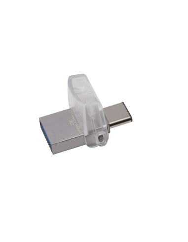 Kingston Technology DataTraveler microDuo 3C 32GB unidad flash USB USB Type-A   USB Type-C 3.2 Gen 1 (3.1 Gen 1) Plata