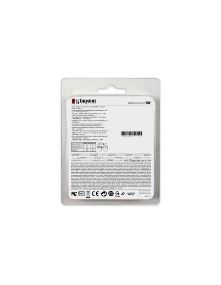 Kingston Technology DataTraveler microDuo 3C 32GB unidad flash USB USB Type-A   USB Type-C 3.2 Gen 1 (3.1 Gen 1) Plata