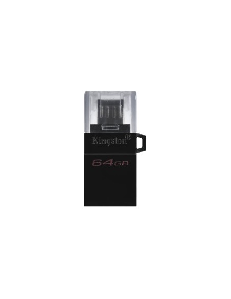 Kingston Technology DataTraveler microDuo3 G2 unidad flash USB 64 GB USB Type-A   Micro-USB 3.2 Gen 1 (3.1 Gen 1) Negro