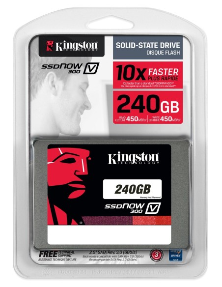 Kingston Technology SSDNow V300 2.5" 240 GB Serial ATA III MLC