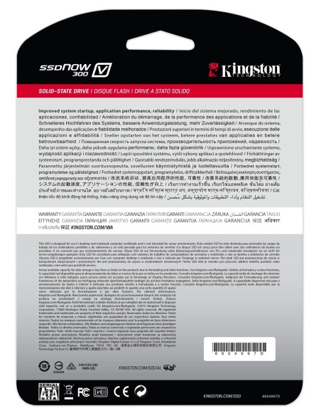 Kingston Technology SSDNow V300 2.5" 240 GB Serial ATA III MLC