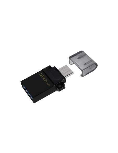 Kingston Technology DataTraveler microDuo3 G2 unidad flash USB 128 GB USB Type-A   Micro-USB 3.2 Gen 1 (3.1 Gen 1) Negro
