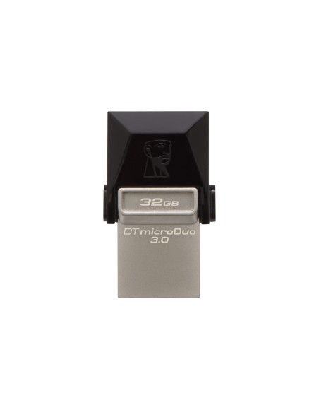 Kingston Technology DataTraveler 32GB microDuo 3.0 unidad flash USB 3.0 (3.1 Gen 1) Conector USB Tipo A Negro
