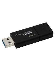 Kingston Technology DataTraveler 100 G3 unidad flash USB 32 GB USB tipo A 3.2 Gen 1 (3.1 Gen 1) Negro
