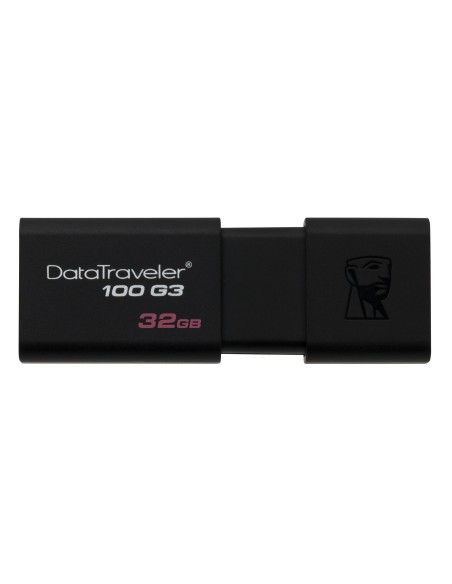 Kingston Technology DataTraveler 100 G3 unidad flash USB 32 GB USB tipo A 3.2 Gen 1 (3.1 Gen 1) Negro