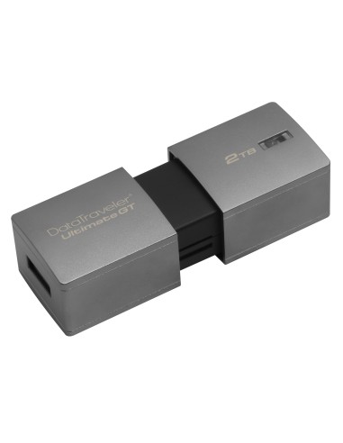 Kingston Technology DataTraveler DTUGT 2TB unidad flash USB 2000 GB 3.0 (3.1 Gen 1) Conector Tipo A Plata