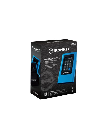 Kingston Technology IronKey Vault Privacy 80 960 GB Azul