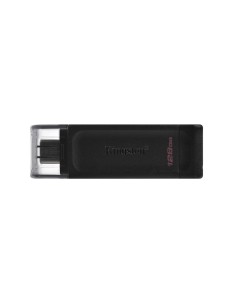 Kingston Technology DataTraveler 70 unidad flash USB 128 GB USB Tipo C 3.2 Gen 1 (3.1 Gen 1) Negro