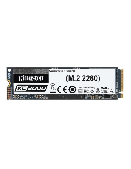 Kingston Technology KC2000 M.2 2000 GB PCI Express 3.0 3D TLC NVMe