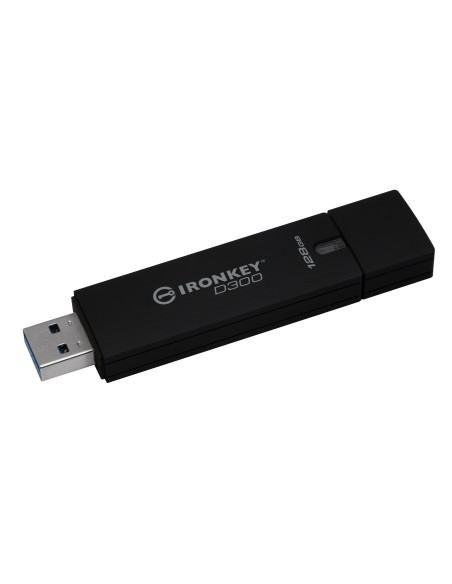 IronKey IKD300 128GB unidad flash USB 3.0 (3.1 Gen 1) Conector Tipo A Negro