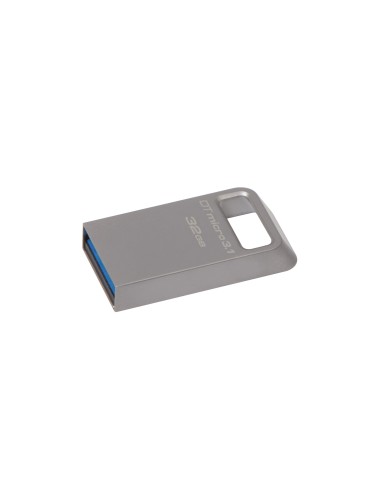 Kingston Technology DataTraveler Micro 3.1 32GB unidad flash USB 3.0 (3.1 Gen 1) Conector Tipo A Metálico
