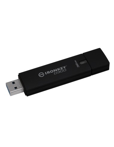 IronKey IKD300 32GB unidad flash USB 3.0 (3.1 Gen 1) Conector Tipo A Negro