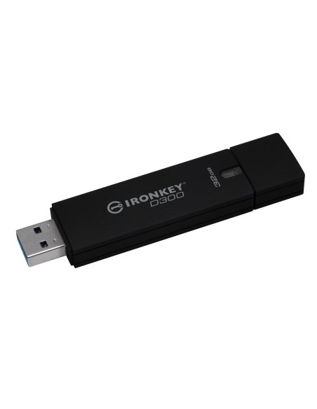 IronKey IKD300 32GB unidad flash USB 3.0 (3.1 Gen 1) Conector Tipo A Negro
