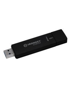 IronKey IKD300 64GB unidad flash USB USB tipo A 3.0 (3.1 Gen 1) Negro