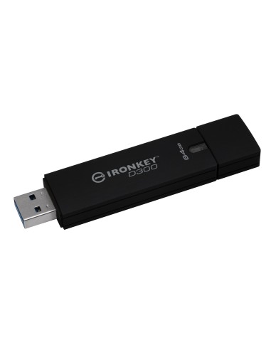 IronKey IKD300 64GB unidad flash USB USB tipo A 3.0 (3.1 Gen 1) Negro