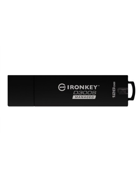 Kingston Technology IronKey D300 unidad flash USB 128 GB USB tipo A 3.2 Gen 1 (3.1 Gen 1) Negro