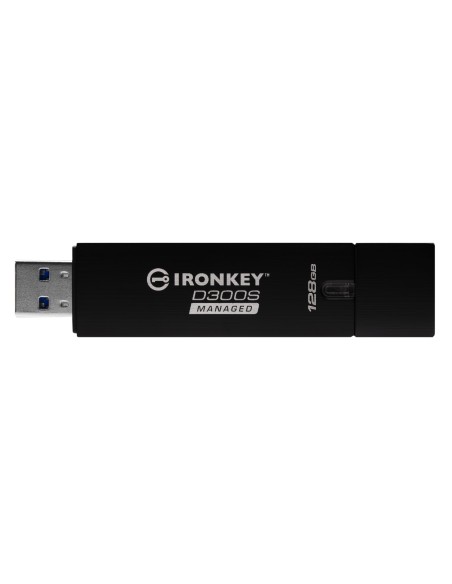 Kingston Technology IronKey D300 unidad flash USB 128 GB USB tipo A 3.2 Gen 1 (3.1 Gen 1) Negro