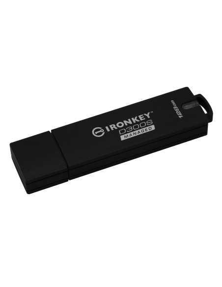 Kingston Technology IronKey D300 unidad flash USB 128 GB USB tipo A 3.2 Gen 1 (3.1 Gen 1) Negro