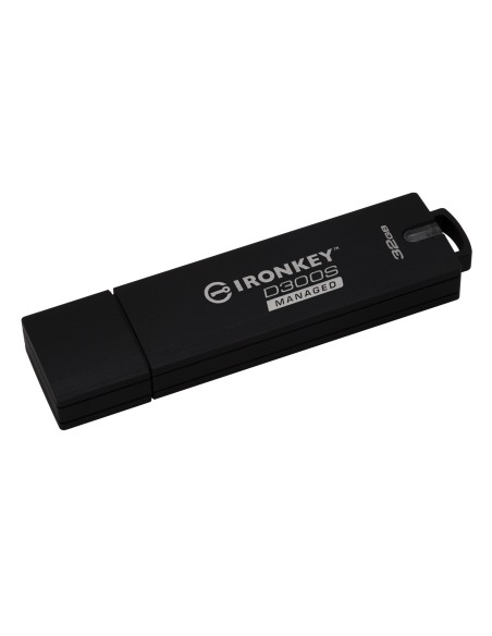 Kingston Technology IronKey D300 unidad flash USB 32 GB USB tipo A 3.2 Gen 1 (3.1 Gen 1) Negro