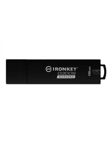 Kingston Technology IronKey D300 unidad flash USB 16 GB USB tipo A 3.2 Gen 1 (3.1 Gen 1) Negro