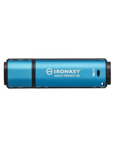 Kingston Technology IronKey Vault Privacy 50 unidad flash USB 16 GB USB tipo A 3.2 Gen 1 (3.1 Gen 1) Azul