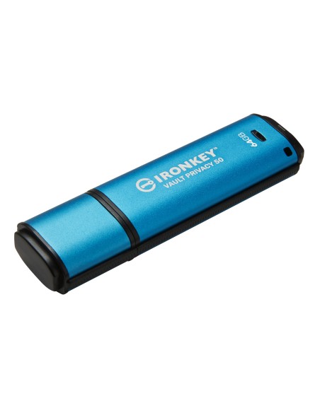 Kingston Technology IronKey Vault Privacy 50 unidad flash USB 64 GB USB tipo A 3.2 Gen 1 (3.1 Gen 1) Azul