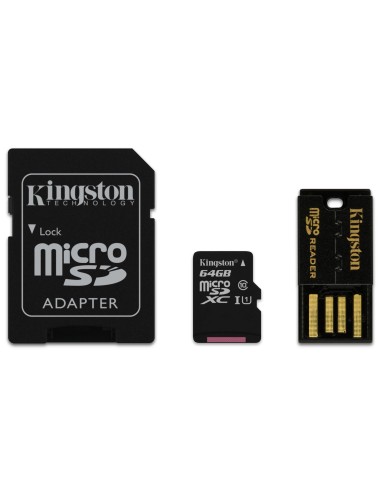 Kingston Technology Mobility kit   Multi Kit 64GB memoria flash MicroSDXC Clase 10 UHS