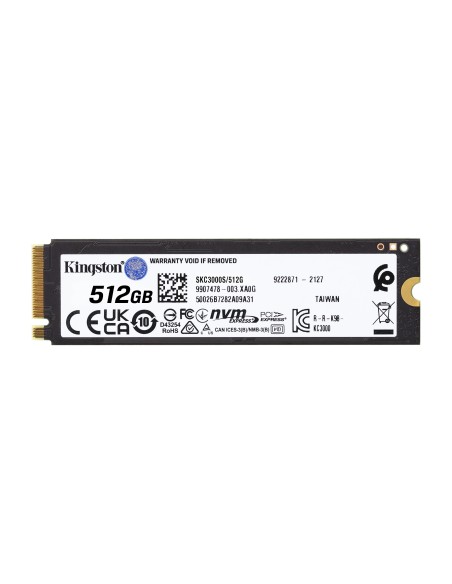 Kingston Technology KC3000 500GB M.2 NVMe Negro