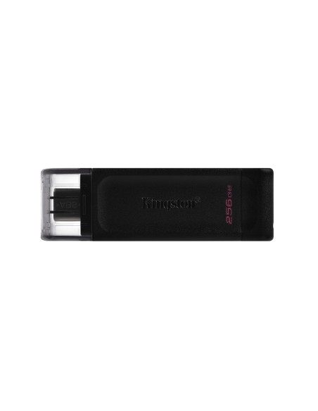 Kingston Technology 70 unidad flash USB 256 GB USB Tipo C 3.2 Gen 1 (3.1 Gen 1) Negro