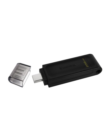 Kingston Technology 70 unidad flash USB 256 GB USB Tipo C 3.2 Gen 1 (3.1 Gen 1) Negro