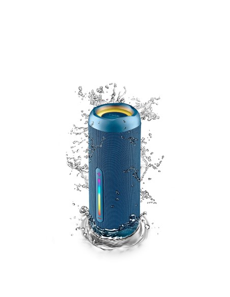 NGS ALTAVOZ PORT BT LUCES RGB IP67 COLOR AZUL 30W