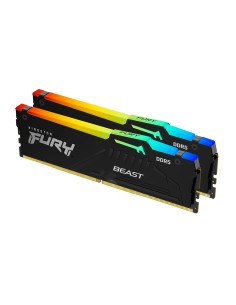 Kingston Technology Fury Beast RGB 32GB (2x16GB) 6000MHz CL36 DDR5 Negra