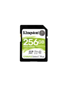 Kingston Technology Canvas Select Plus memoria flash 256 GB SDXC UHS-I Clase 10