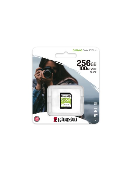 Kingston Technology Canvas Select Plus memoria flash 256 GB SDXC UHS-I Clase 10