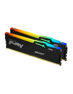 Kingston Technology Fury Beast RGB 32GB (2x16GB) 5600MHz CL36 DDR5 Negra
