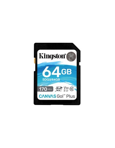 Kingston Technology Canvas Go! Plus memoria flash 64 GB SD UHS-I Clase 10