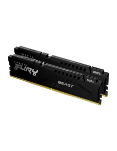 MEMORIA KINGSTON FURY BEAST BLACK DDR5 32GB KIT2  5200MT S  CL36   KF552C36BBEK2-32