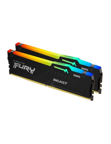 Kingston Technology Fury Beast RGB 64GB (2x32GB) 4800MHz CL38 DDR5 Negra