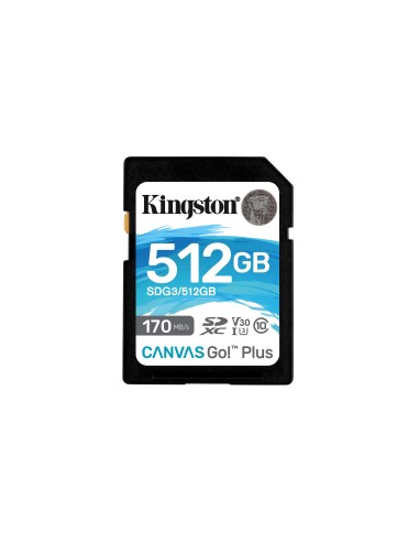 Kingston Technology Canvas Go! Plus memoria flash 512 GB SD UHS-I Clase 10