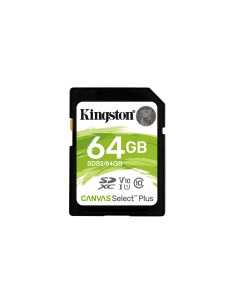 Kingston Technology Canvas Select Plus memoria flash 64 GB SDXC UHS-I Clase 10