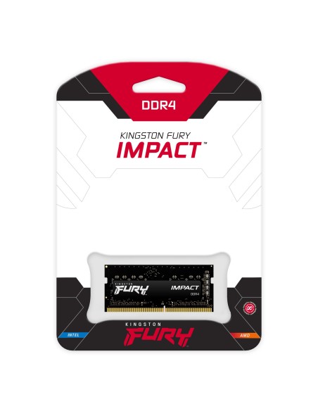 Kingston Technology Fury Impact 8GB (1x8GB) 3200MHz CL20 DDR4 Negra