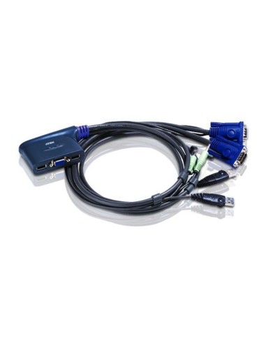Aten CS62US interruptor KVM Negro