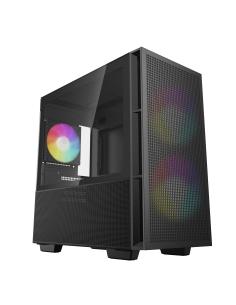 CAJA MICRO-ATX SEMITORRE DEEPCOOL CH360 ARGB CT 3V NEGRA R-CH360-BKAPE3-G-1