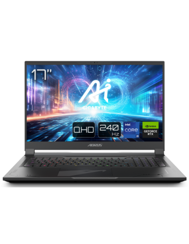AORUS 17X AZF-D5ES665SH ordenador portatil Portátil 43,9 cm (17.3") Quad HD Intel® Core™ i9 i9-13980HX 32 GB DDR5-SDRAM 2 TB SSD