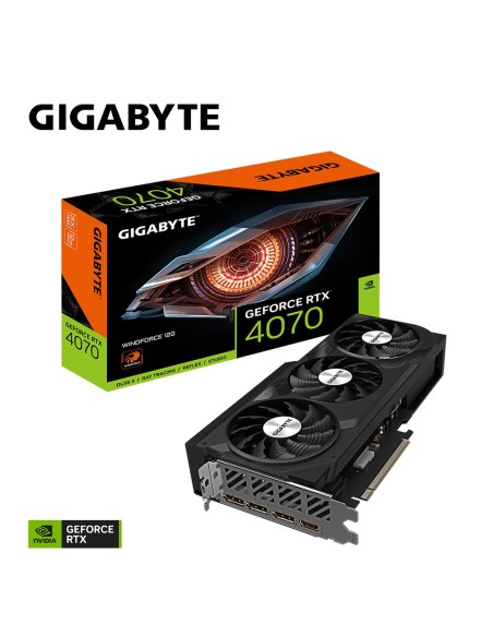Gigabyte GeForce RTX 4070 WINDFORCE 12G NVIDIA 12 GB GDDR6X