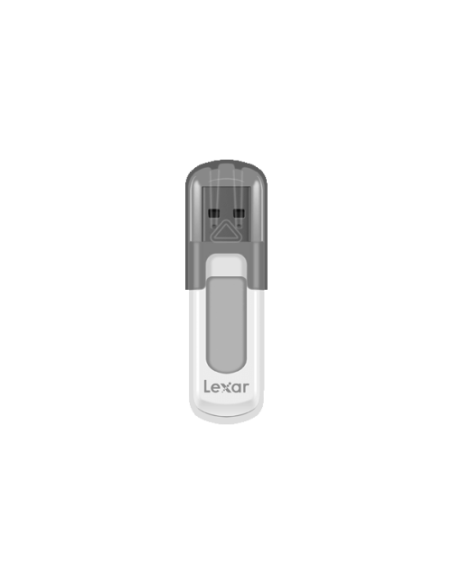 Lexar JumpDrive V100 unidad flash USB 64 GB USB tipo A 3.2 Gen 1 (3.1 Gen 1) Gris, Blanco