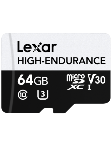 Lexar High-Endurance 64 GB MicroSDXC UHS-I Clase 10