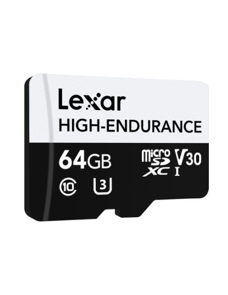 Lexar High-Endurance 64 GB MicroSDXC UHS-I Clase 10