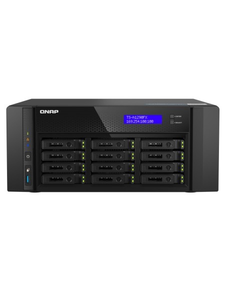 QNAP TS-h1290FX NAS Torre Ethernet Negro 7232P
