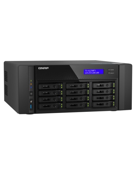 QNAP TS-h1290FX NAS Torre Ethernet Negro 7232P